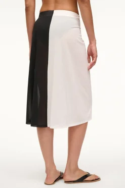 AZALEA COVERUP SKIRT  WHITE BLACK