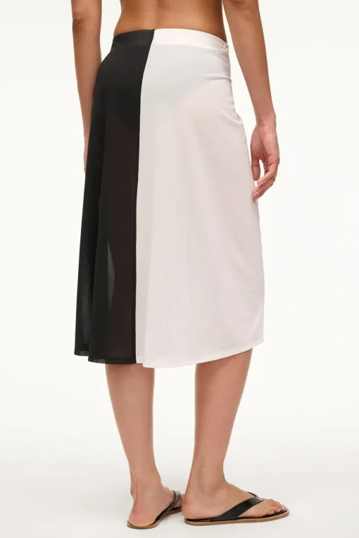 AZALEA COVERUP SKIRT  WHITE BLACK