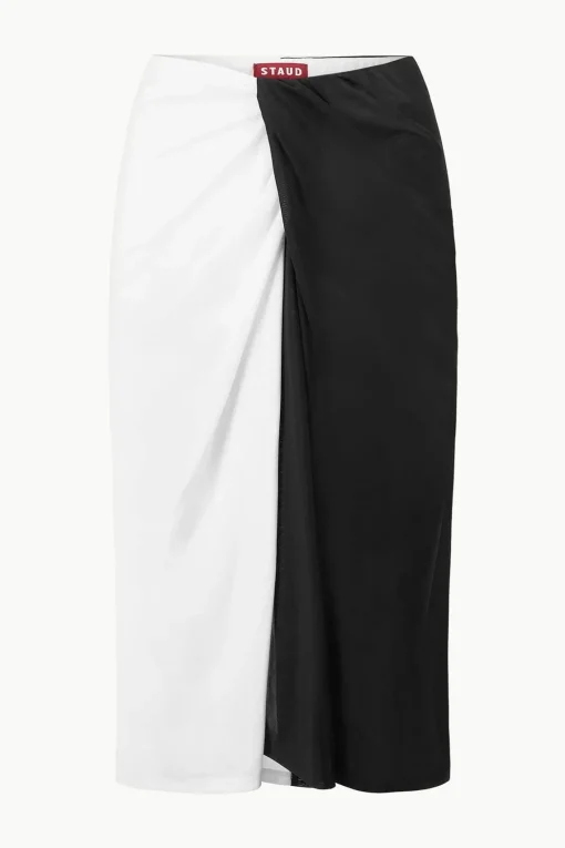 AZALEA COVERUP SKIRT  WHITE BLACK