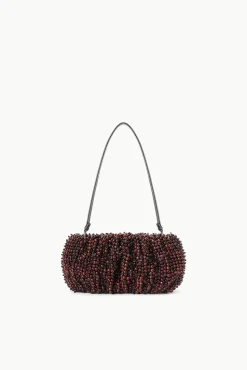 BEADED BEAN BAG  MAHOGANY BLACK