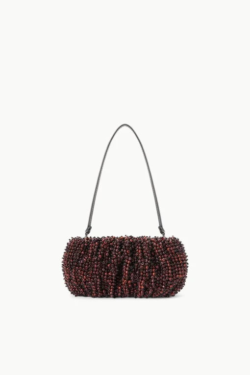 BEADED BEAN BAG  MAHOGANY BLACK