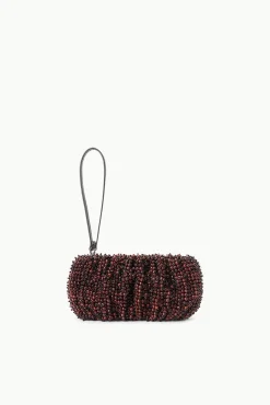 BEADED BEAN BAG  MAHOGANY BLACK