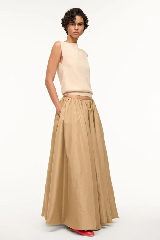 BELLAGIO SKIRT  FAWN