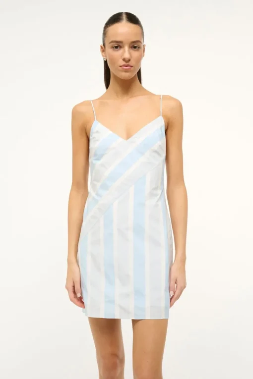 BIANCO DRESS  ADRIATIC STRIPE