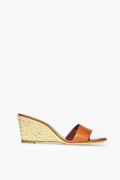 BILLIE ESPADRILLE WEDGE  NATURAL TAN