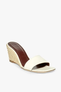 BILLIE ESPADRILLE WEDGE  NATURAL CREAM
