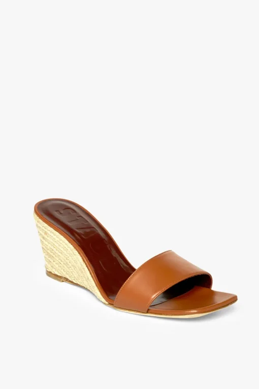 BILLIE ESPADRILLE WEDGE  NATURAL TAN