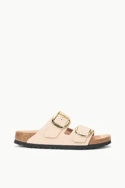 BIRKENSTOCK ARIZONA BIG BUCKLE SANDAL  HIGH SHINE NEW BEIGE