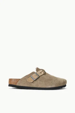 BIRKENSTOCK BOSTON BRAID CLOG  TAUPE
