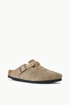 BIRKENSTOCK BOSTON BRAID CLOG  TAUPE