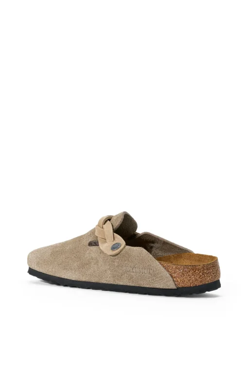 BIRKENSTOCK BOSTON BRAID CLOG  TAUPE