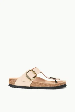 BIRKENSTOCK GIZEH BIG BUCKLE SANDAL  HIGH SHINE NEW BEIGE