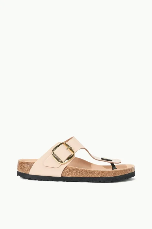 BIRKENSTOCK GIZEH BIG BUCKLE SANDAL  HIGH SHINE NEW BEIGE