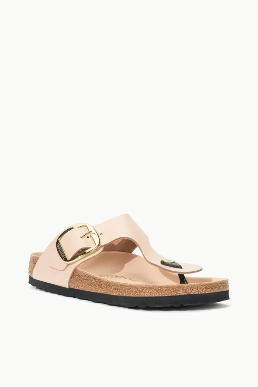 BIRKENSTOCK GIZEH BIG BUCKLE SANDAL  HIGH SHINE NEW BEIGE