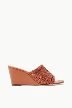 BLAIR WOVEN WEDGE  TAN