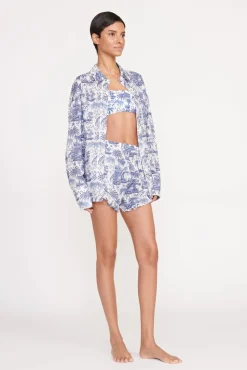 BOYANA SHORT  BLUE TOILE
