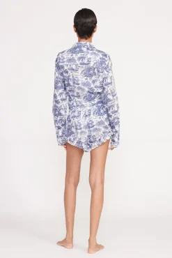 BOYANA SHORT  BLUE TOILE