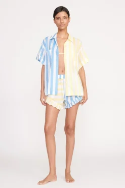 BOYANA SHORT  BUTTERCUP SEASHORE STRIPE
