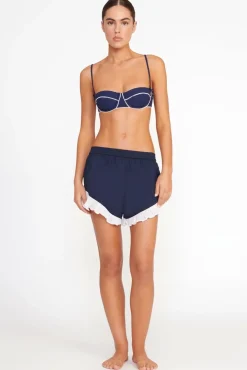 BOYANA SHORT  NAVY WHITE