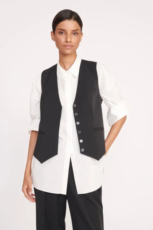 BRETT VEST  BLACK