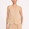 BRETT VEST  CAMEL