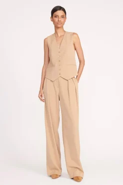 BRETT VEST  CAMEL