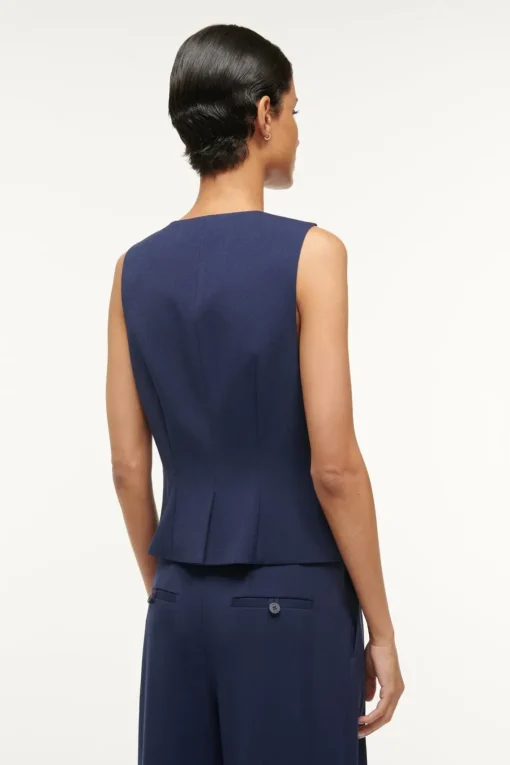 BRETT VEST  NAVY