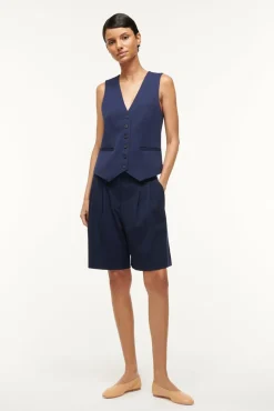 BRETT VEST  NAVY
