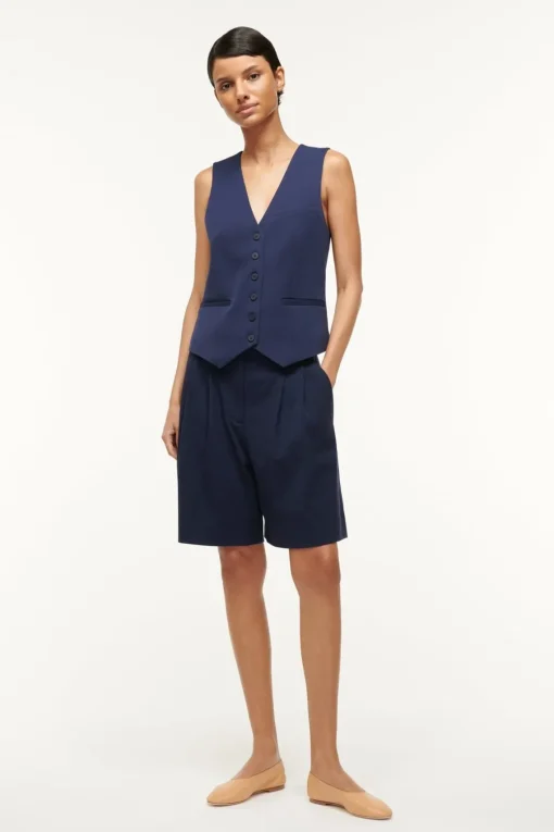 BRETT VEST  NAVY