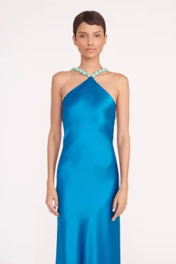 CADENCE DRESS  ISLAND BLUE