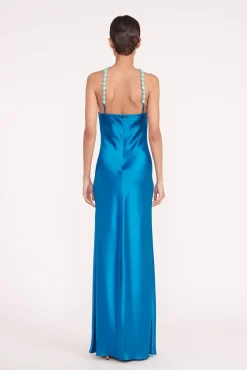 CADENCE DRESS  ISLAND BLUE