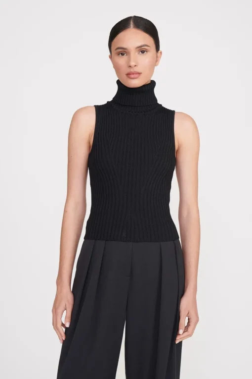 CALLUM TOP  BLACK