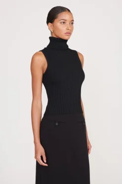 CALLUM TOP  BLACK