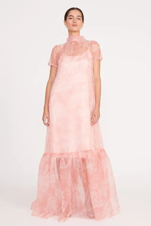 CALLUNA DRESS  CHERRY BLOSSOM IVORY TOILE