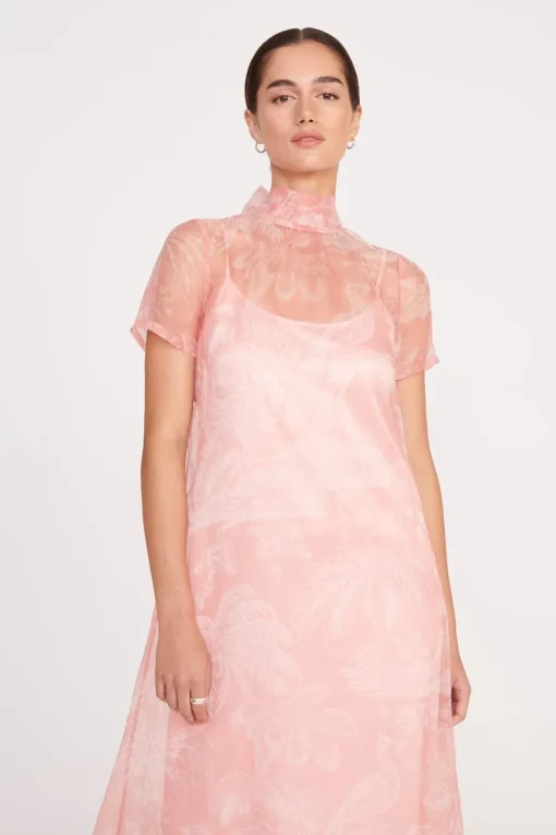 CALLUNA DRESS  CHERRY BLOSSOM IVORY TOILE