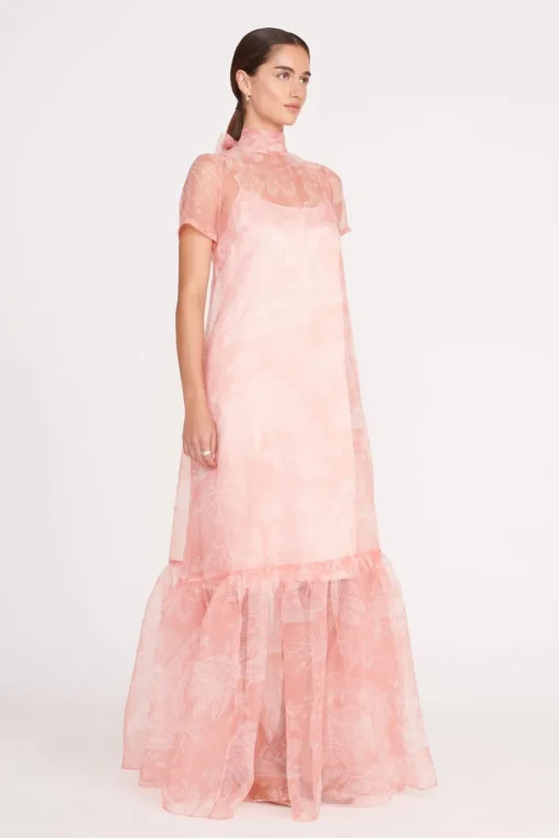 CALLUNA DRESS  CHERRY BLOSSOM IVORY TOILE