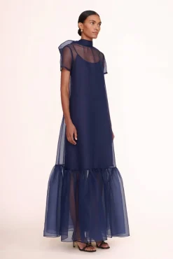 CALLUNA DRESS  NAVY
