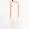 CALLUNA DRESS  WHITE
