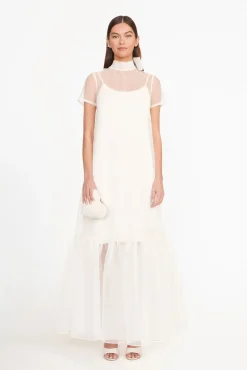 CALLUNA DRESS  WHITE