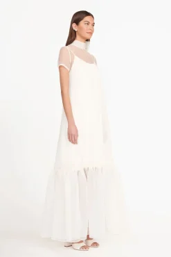 CALLUNA DRESS  WHITE