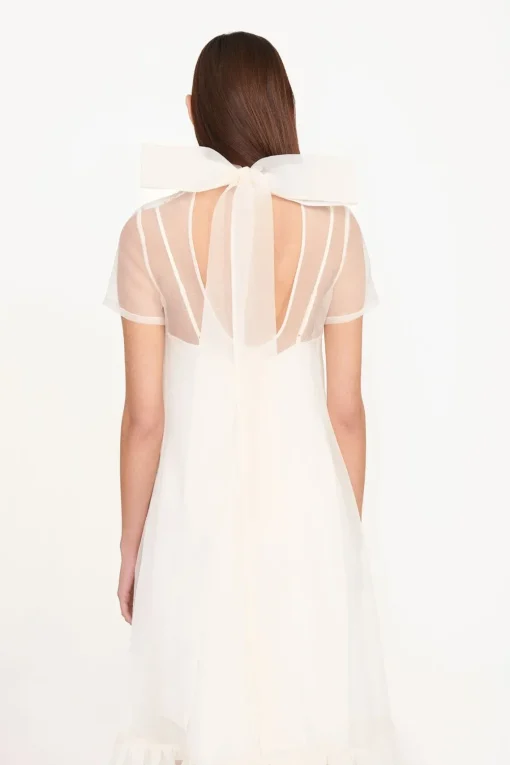 CALLUNA DRESS  WHITE