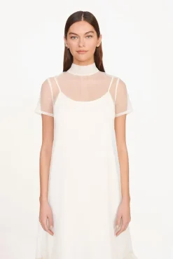 CALLUNA DRESS  WHITE