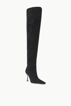 CAMI OVER THE KNEE BOOT  BLACK SUEDE