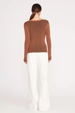 CARGO SWEATER  BLACK TAN