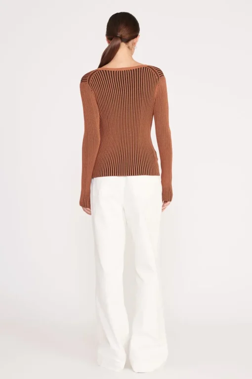 CARGO SWEATER  BLACK TAN