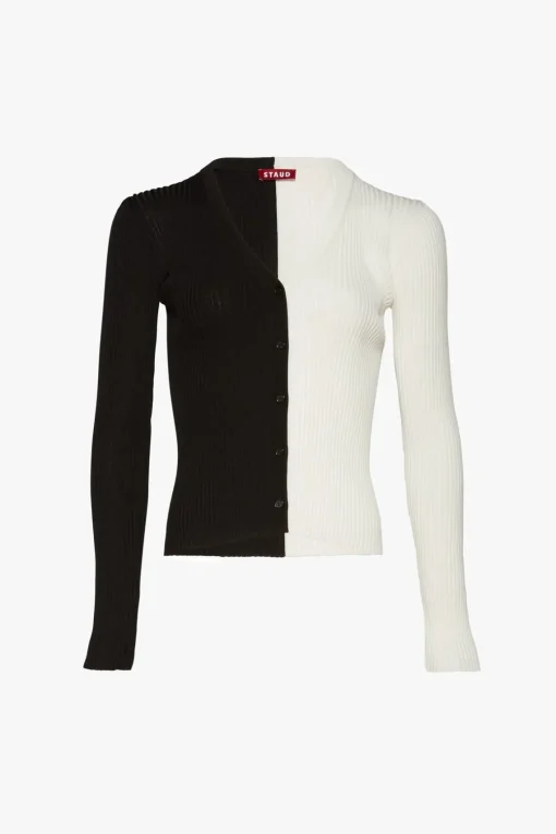 CARGO SWEATER  BLACK WHITE