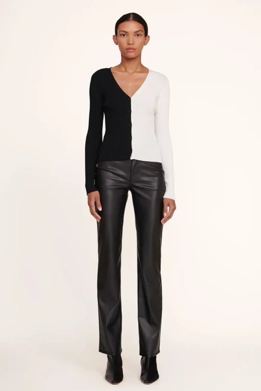 CARGO SWEATER  BLACK WHITE
