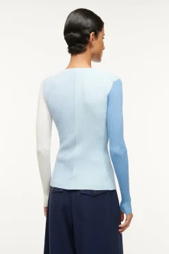 CARGO SWEATER  PERIWINKLE MULTI