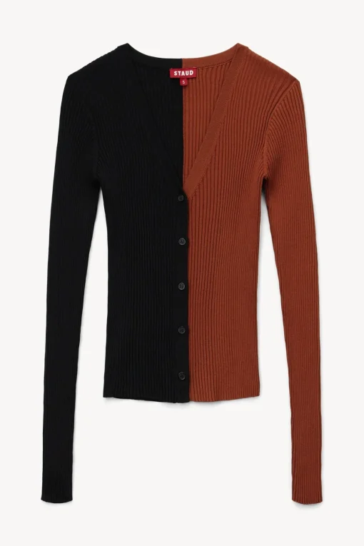 CARGO SWEATER  TAN BLACK