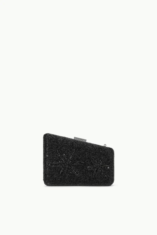 CARMELLA BEADED CLUTCH  BLACK STARFISH